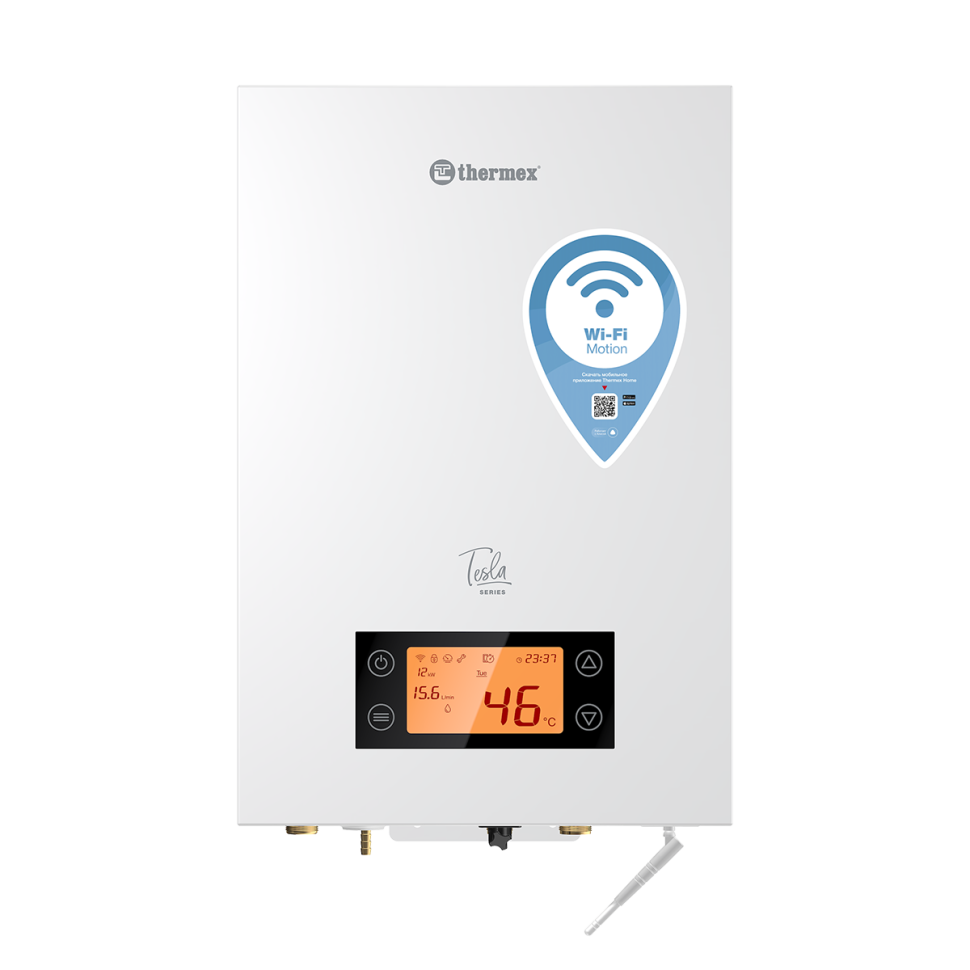 Котел электрический настенный с Wi-Fi THERMEX Tesla 6-12 Wi-Fi ЭдЭБ02792 (511 401) Бойлеры