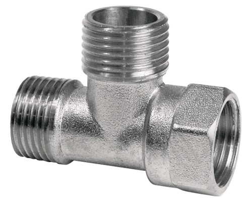 Тройник 1/2"F x 1/2"M x 1/2"M (120/10 ГТД) THERMEX 2380 Разветвители питания, переходники, адаптеры